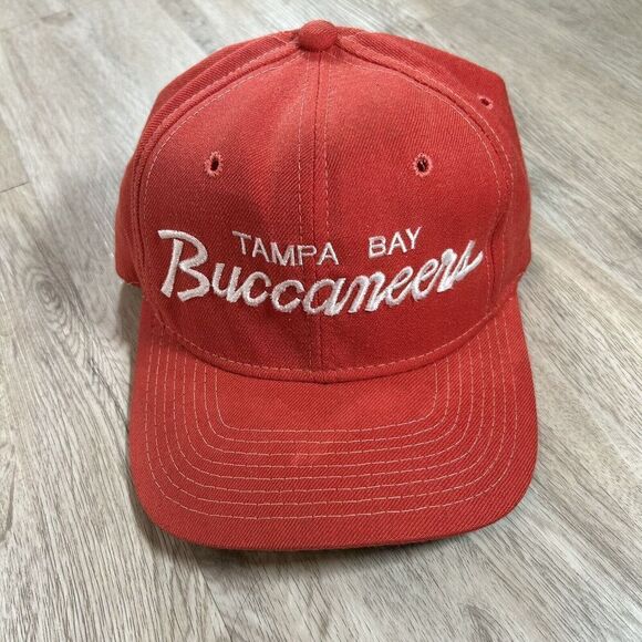 Vintage Sports Specialties Tampa Bay Buccaneers Hat Snapback NFL Orange Wool Cap - Picture 1 of 9